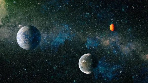 Evren kavramı arka plan. Nasa tarafından döşenmiş bu görüntü unsurları