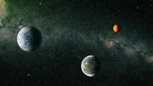 Patlama süpernovası. Parlak Yıldız Nebulası. Uzak galaksi. Soyut görüntü. Bu görüntünün elementleri NASA tarafından desteklenmektedir.