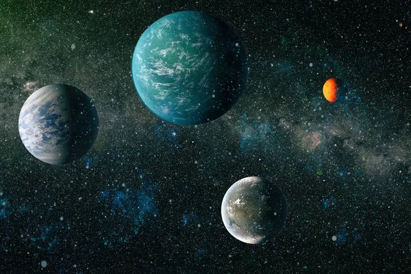 Evren kavramı arka plan. Nasa tarafından döşenmiş bu görüntü unsurları