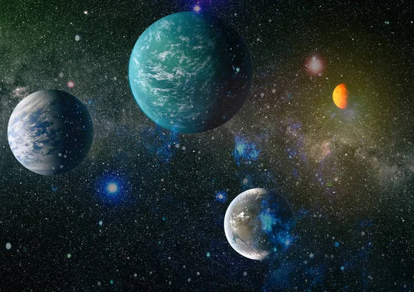 Concepção Universo Elementos Desta Imagem Fornecidos Pela Nasa — Fotografia de Stock