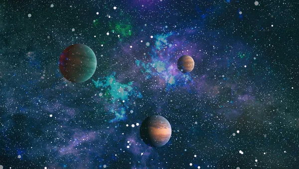 Patlama süpernovası. Parlak Yıldız Nebulası. Uzak galaksi. Soyut görüntü. Bu görüntünün elementleri NASA tarafından desteklenmektedir.