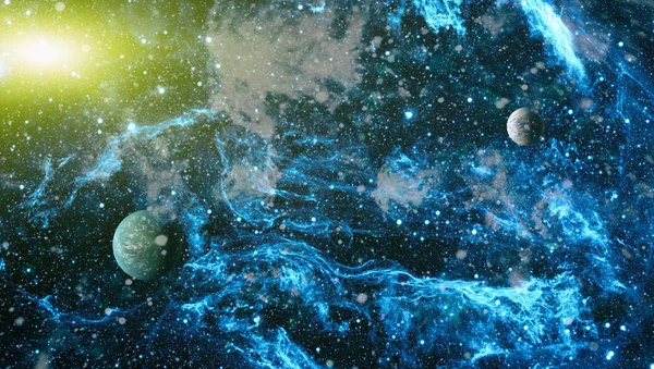 Die Supernova Der Explosion Heller Sternennebel Entfernte Galaxie Abstraktes Bild — Stockfoto
