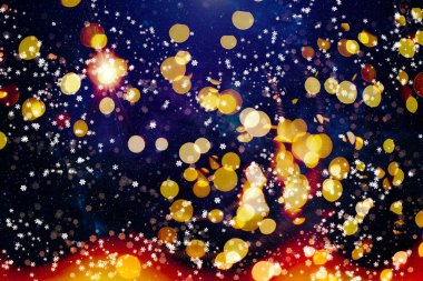 Metin için alanı olan Noel dekorasyonu arkaplanı