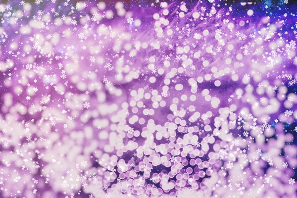 Fondo Abstracto Luces Amarillas Borrosas Con Efecto Bokeh Año Nuevo — Foto de Stock