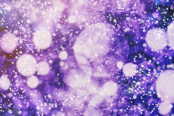 Fondo Abstracto Luces Amarillas Borrosas Con Efecto Bokeh Año Nuevo — Foto de Stock