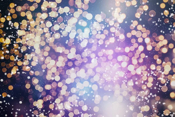 Bright Light Spots Abstract Bokeh Blurred Texture Background — Stock Photo, Image