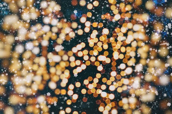 Рождественский Фон Праздничный Светящийся Фон Расширенный Фон Мигающими Звёздами Размытый — стоковое фото