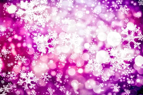 Christmas Light Background Holiday Glowing Backdrop Defocused Background Blinking Stars — Stock Photo, Image