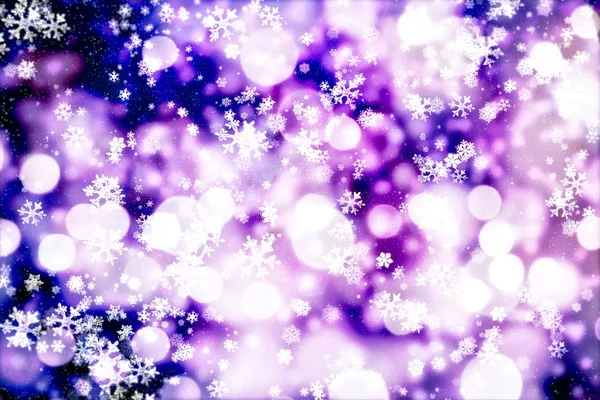 Abstrakte Glitzerlichter Und Sterne Festlichen Blauen Und Weißen Farbe Funkelnden — Stockfoto