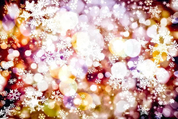 Fundo Festivo Natal Elegante Fundo Abstrato Com Luzes Estrelas — Fotografia de Stock