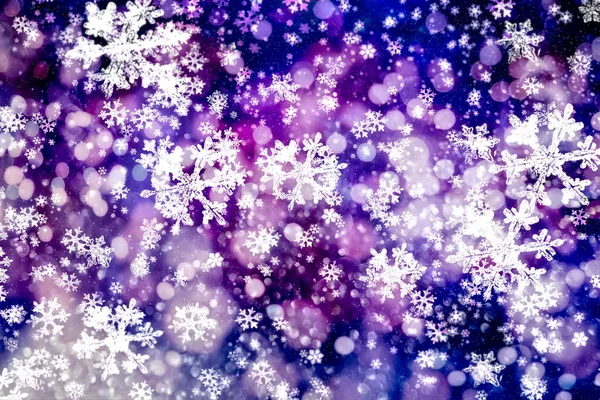 Fondo Navideño Festivo Fondo Abstracto Elegante Con Luces Estrellas — Foto de Stock