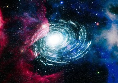 Uzaydaki gezegenler, yıldızlar ve galaksiler uzay keşiflerinin güzelliğini gösteriyor. NASA tarafından döşenmiş elementler