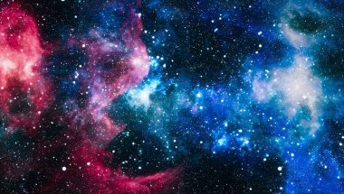 Uzaydaki gezegenler, yıldızlar ve galaksiler uzay keşiflerinin güzelliğini gösteriyor. NASA tarafından döşenmiş elementler