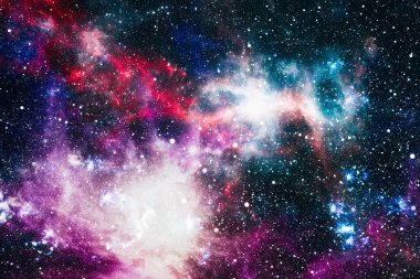 Uzaydaki gezegenler, yıldızlar ve galaksiler uzay keşiflerinin güzelliğini gösteriyor. NASA tarafından döşenmiş elementler