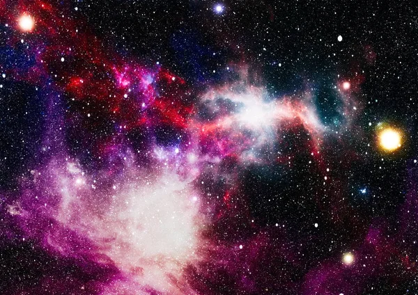 Uzaydaki gezegenler, yıldızlar ve galaksiler uzay keşiflerinin güzelliğini gösteriyor. NASA tarafından döşenmiş elementler