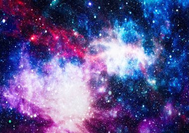 Uzaydaki gezegenler, yıldızlar ve galaksiler uzay keşiflerinin güzelliğini gösteriyor. NASA tarafından döşenmiş elementler