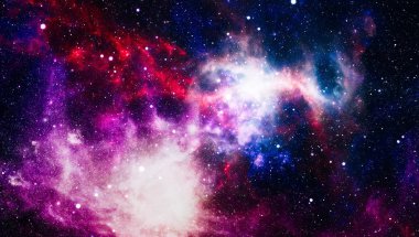 birçok ışık yılı uzakta dünya derin uzayda yıldız alanı. Bu görüntü nasa tarafından döşenmiş unsurları