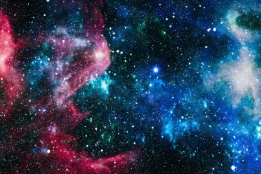 birçok ışık yılı uzakta dünya derin uzayda yıldız alanı. Bu görüntü nasa tarafından döşenmiş unsurları