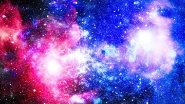birçok ışık yılı uzakta dünya derin uzayda yıldız alanı. Bu görüntü nasa tarafından döşenmiş unsurları