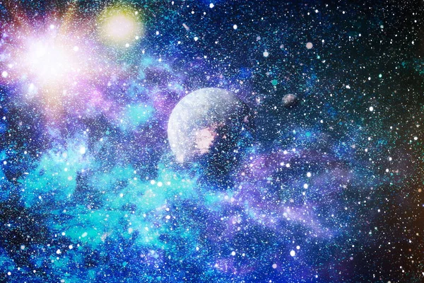 Star Field Deep Space Many Light Years Far Earth Elements — Stock Photo, Image