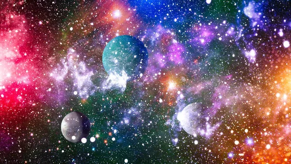 Star Field Deep Space Many Light Years Far Earth Elements — Stock Photo, Image