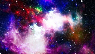 alan arka plan soyut. Gece gökyüzünde yıldızlar ve bulutsu. Nasa tarafından döşenmiş bu görüntü unsurları