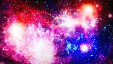 alan arka plan soyut. Gece gökyüzünde yıldızlar ve bulutsu. Nasa tarafından döşenmiş bu görüntü unsurları