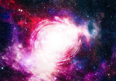 alan arka plan soyut. Gece gökyüzünde yıldızlar ve bulutsu. Nasa tarafından döşenmiş bu görüntü unsurları