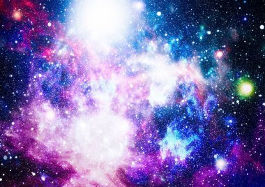 alan arka plan soyut. Gece gökyüzünde yıldızlar ve bulutsu. Nasa tarafından döşenmiş bu görüntü unsurları