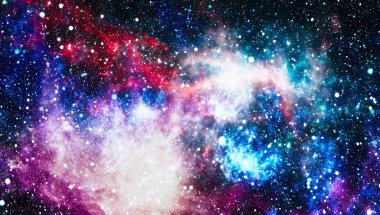 alan arka plan soyut. Gece gökyüzünde yıldızlar ve bulutsu. Nasa tarafından döşenmiş bu görüntü unsurları