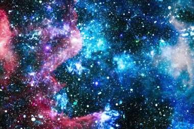 alan arka plan soyut. Gece gökyüzünde yıldızlar ve bulutsu. Nasa tarafından döşenmiş bu görüntü unsurları