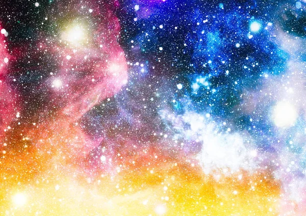 Abstrakter Weltraum Hintergrund Nachthimmel Mit Sternen Und Nebel Elemente Dieses — Stockfoto