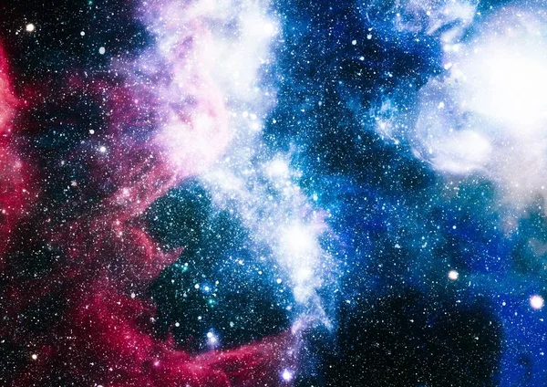 Abstrakta Utrymme Bakgrund Natthimlen Med Stjärnor Och Nebula Delar Denna — Stockfoto