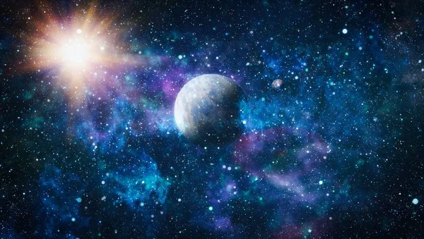 Nebulosa Stella Luminosa Galassia Lontana Immagine Astratta Elementi Questa Immagine — Foto Stock