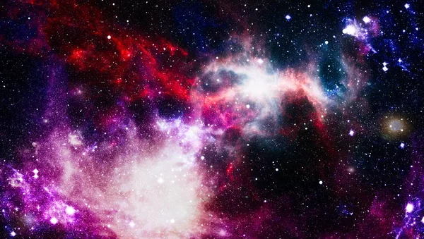 Parlak Yıldız Bulutsu Uzak Galaksi Soyut Resim Nasa Tarafından Döşenmiş — Stok fotoğraf