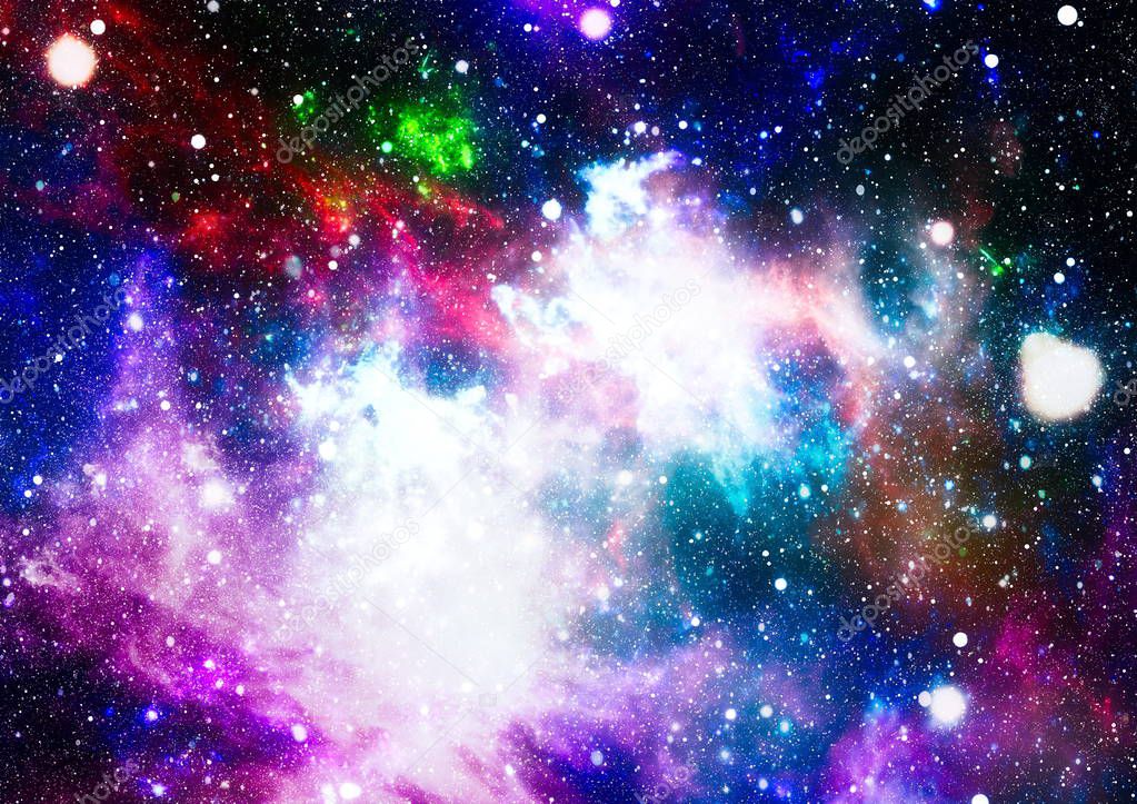 abstract space background. Night sky with stars and nebula. Elements of this image furnished by NASA