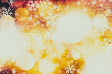 Işık kutlama arka plan ufuk altın ışıklı Noel, yeni yıl, tatil, parti için soyut