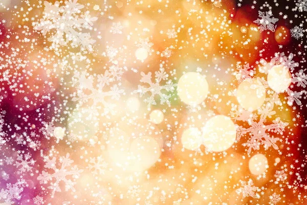 Brillante Brillo Bombillas Luces Fondo Desenfoque Navidad Fondo Pantalla Decoraciones — Foto de Stock