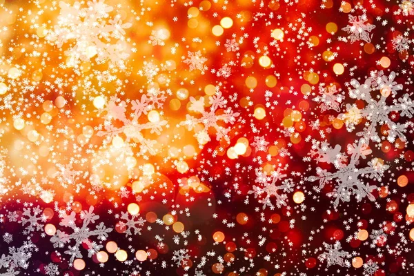 Brillante Brillo Bombillas Luces Fondo Desenfoque Navidad Fondo Pantalla Decoraciones — Foto de Stock