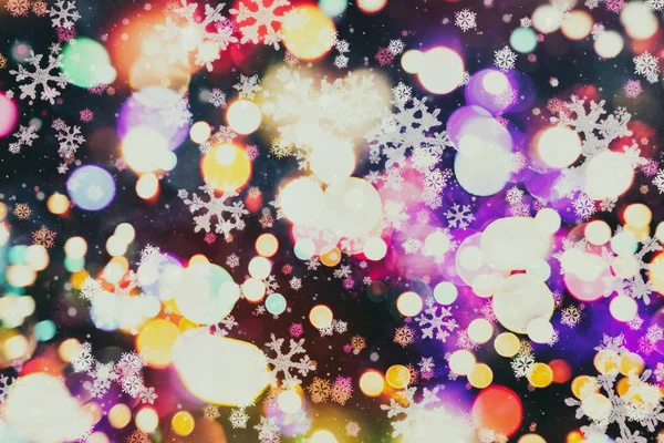 Abstract Light Celebration Background Defocused Golden Lights Christmas New Year — Stock Photo, Image