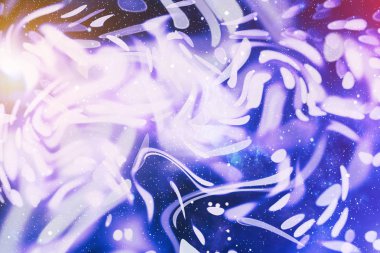 Bokeh soyut dokusu. Renkli. Odaklanmamış arka plan. Bulanık parlak ışık. Dairesel noktalar.