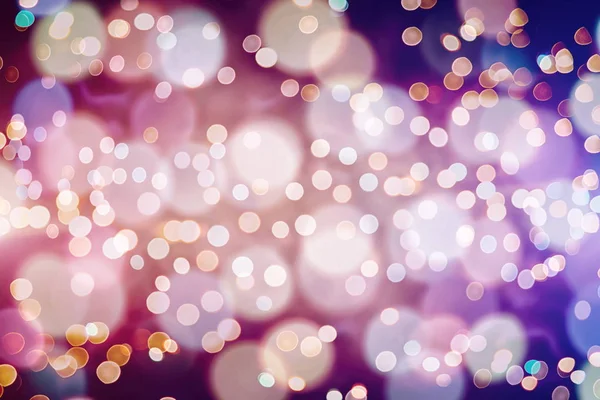 Festlicher Hintergrund Mit Natürlichem Bokeh Und Leuchtend Goldenen Lichtern — Stockfoto