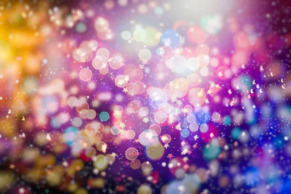 Struttura Astratta Bokeh Colorato Sfondo Sfocato Luce Sfocata Brillante Punti — Foto Stock