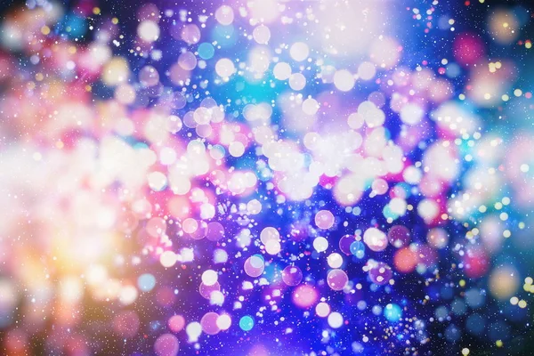 Fondo Festivo Con Bokeh Natural Luces Doradas Brillantes — Foto de Stock