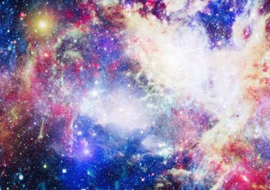 Derin uzay bulunan sarmal gökada. Nasa tarafından döşenmiş bu görüntü unsurları.