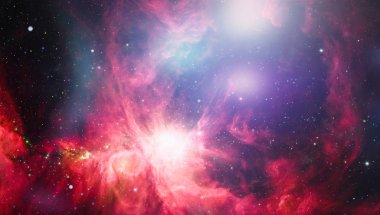 Uzaydaki gezegenler, yıldızlar ve galaksiler uzay keşiflerinin güzelliğini gösteriyor. NASA tarafından döşenmiş elementler