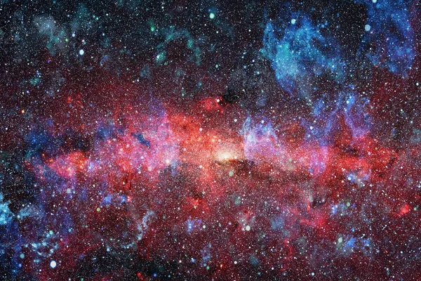 在太空深处的螺旋星系 这幅图像由美国国家航空航天局提供的元素 — 图库照片