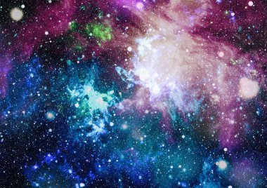 Derin uzay bulunan sarmal gökada. Nasa tarafından döşenmiş bu görüntü unsurları.