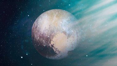 Uzaydaki gezegenler, yıldızlar ve galaksiler uzay keşiflerinin güzelliğini gösteriyor. NASA tarafından döşenmiş elementler