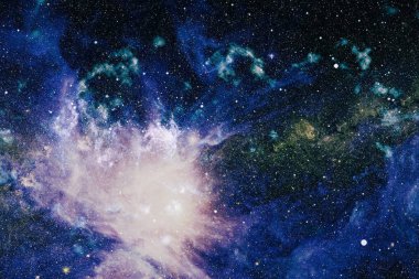 Derin uzay bulunan sarmal gökada. Nasa tarafından döşenmiş bu görüntü unsurları.